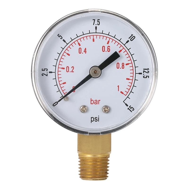TS-50-15psi 0/15 PSI 0/1 топливный воздушный компрессор аксессуар манометр бар измеритель