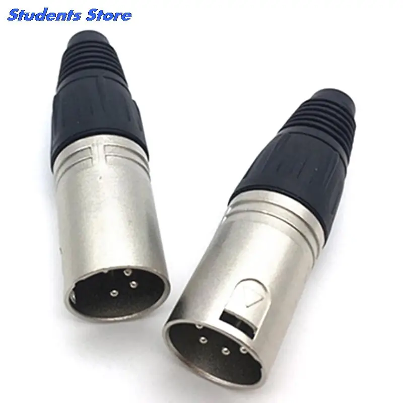 1pc 3-Pin 4-Pin 5-Pin Male & Female XLR Microphone Audio Cable Plug Connectors Cannon Terminals | Электроника