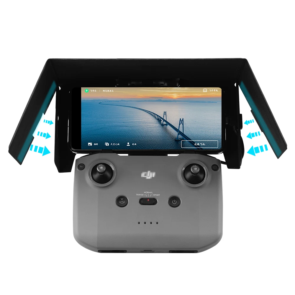 Пульт дистанционного управления монитор Солнцезащитный козырек для смартфона