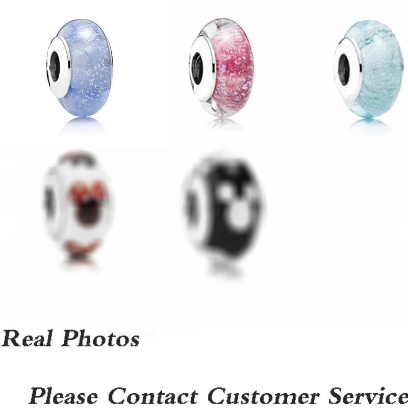 

Новый модный шарм, универсальное серебро 925 пробы, высококачественный Браслет из серии с пузырьками из стекла 1:1, женские Украшения, праздни...