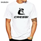 Новая компания подводного плавания Cressi, футболка размеров S -2XL, бесплатная доставка, трикотажная удобная ткань