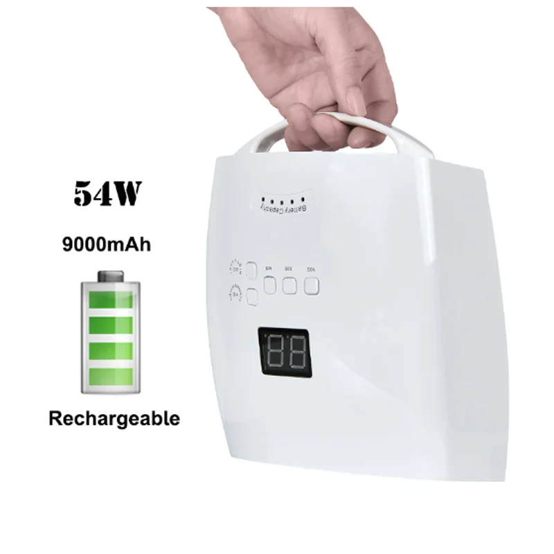 Профессиональная гелевая лампа для ногтей 50 Вт УФ светодиодный светильник сушки