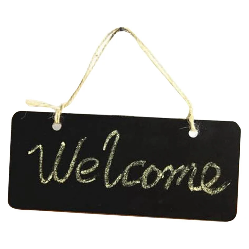 Подвесная Толстая деревянная доска стираемая блокнот с надписью подвесная