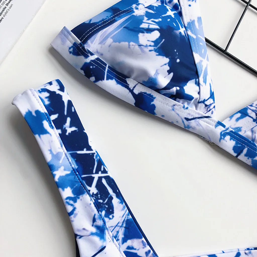 Женский купальник-бикини с принтом SAGACE купальник высокой талией пуш-ап женский |