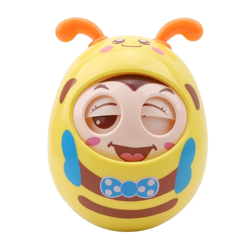 

Baby Newborn Toys Nodding Tumbler Toys For Kid Ring Bell Cute Roly-poly Educational Rattle Baby Development Toys