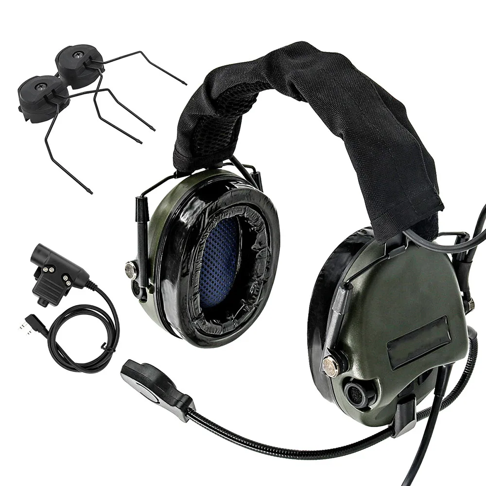 

TCI LIBERATOR II Silicone Earmuffs Hearing Protection Earmuffs Noise Reduction Pickup Hunting Airsoft Tactical Shooting Headset