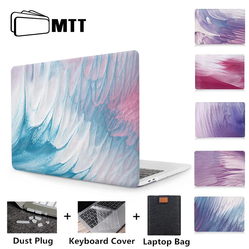 MTT Акварельная сумка для ноутбука, чехол для Macbook Air Pro retina 11 12 13 15 дюймов с сенсорной панелью, чехол для ноутбука+ чехол для клавиатуры