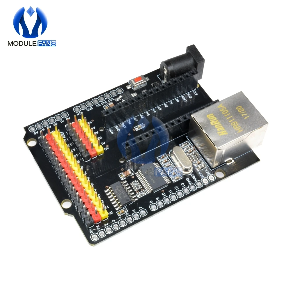 Сетевая плата расширения Ethernet Shield V2.0 2 0 CH340g NANO 3 V3.0 LAN модуль совместимый с Arduino UNO