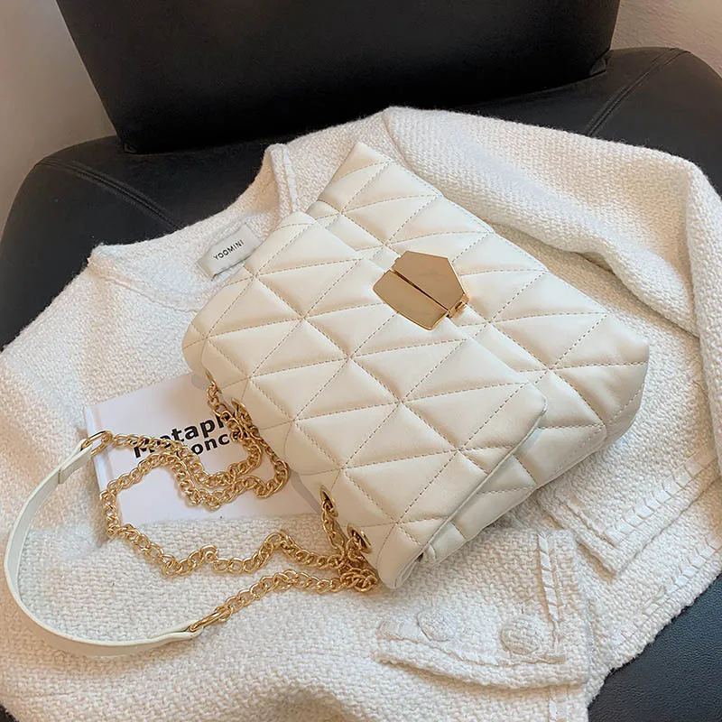 

Famous Brand Women Handbag 2021 Luxury Ladies Chain Shoulder Crossbody Bag Travel Cute Leather Messenger Bag Phone Purses Female