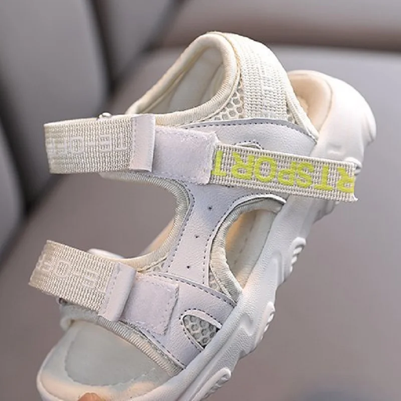 Сандалии для девочек Новинка модная летняя детская обувь мальчиков с широкой