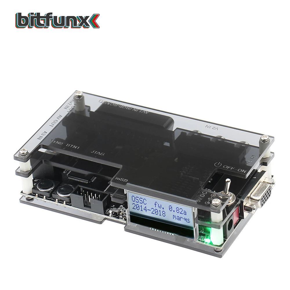 Bitfunx OSSC с открытым исходным кодом преобразователь сканирования DCHDMI конвертер комплект для Ретро игровой консоли PlayStation 1, 2/Xbox one 360/Atari серии