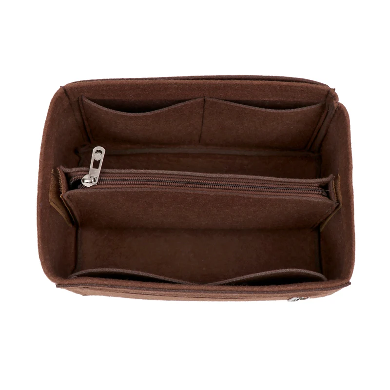 Felt Purse Handbag Organizer Base Shaper Liner For Speedy 25 30 35 Bag Multi Pocket