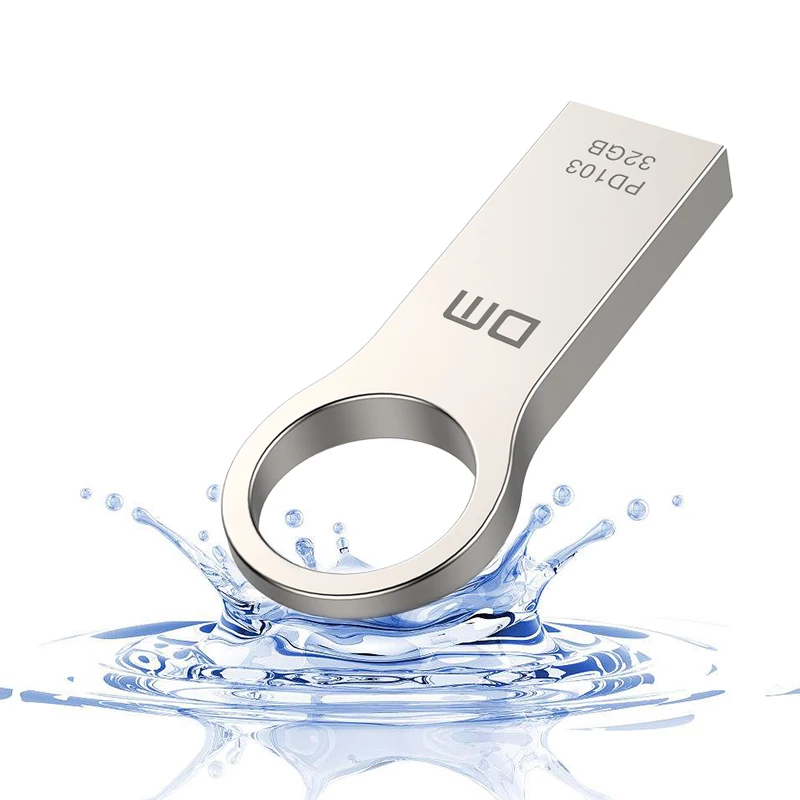 DM PD103 USB Водонепроницаемый флеш-накопитель 32 Гб металлический флеш-накопитель USB2.0 карта памяти 16 Гб флеш-накопитель реальная емкость высокоскоростной u-диск