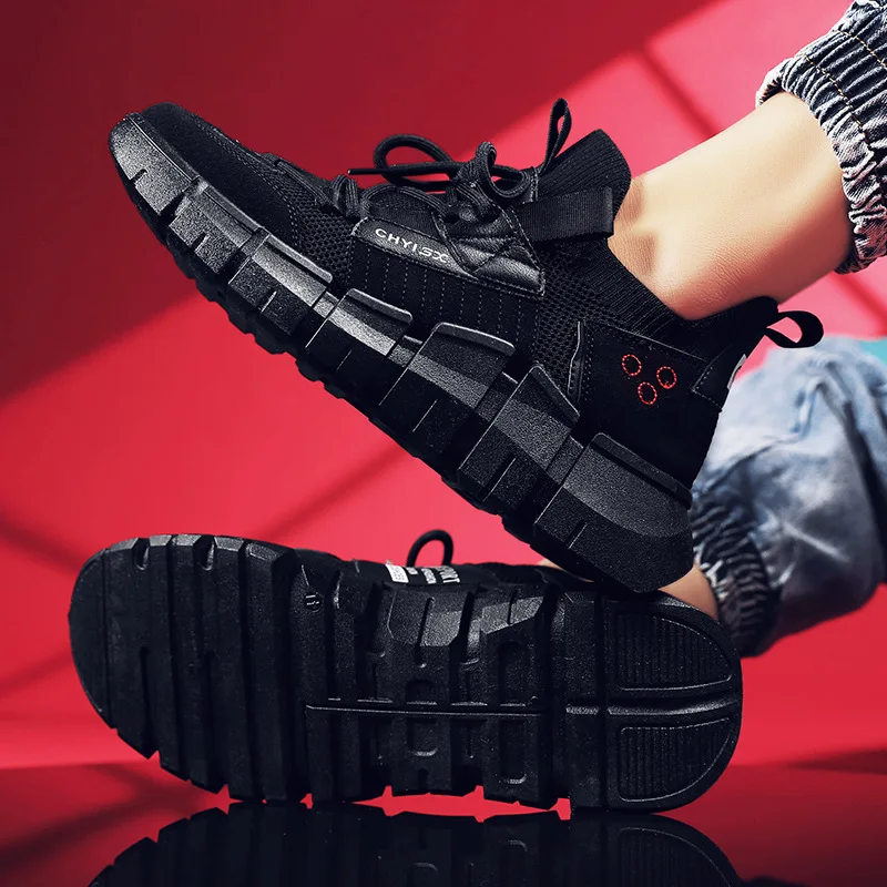 2020 new autumn men's running shoes Korean style trendy sports online popular ins super hot | Спорт и развлечения