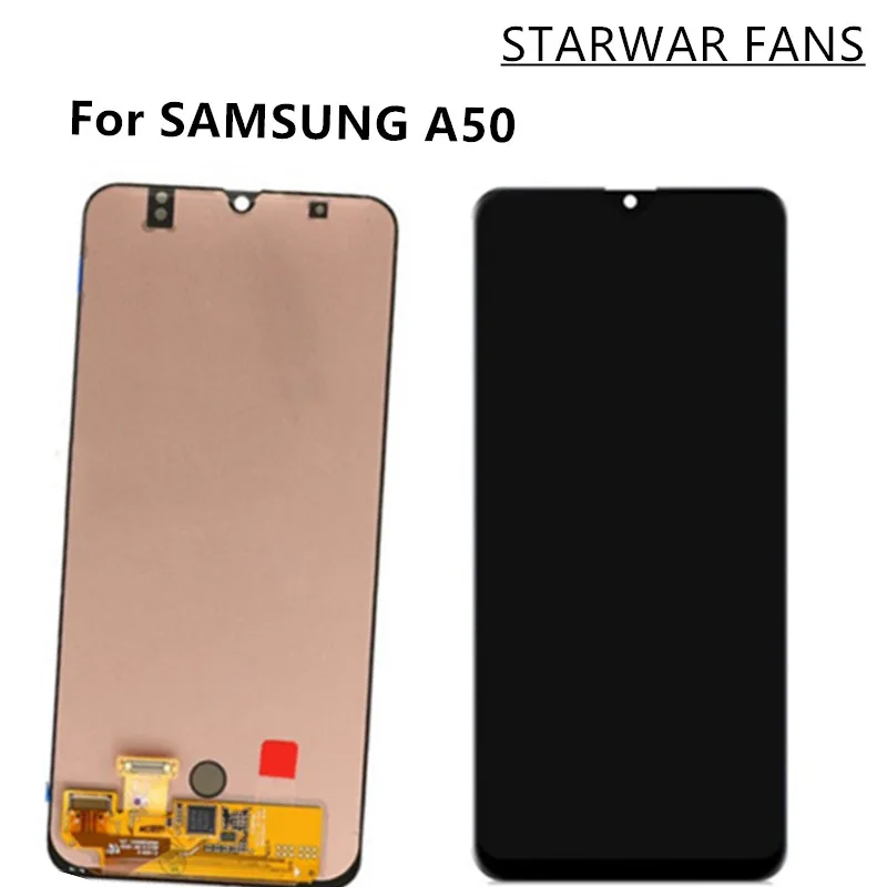ЖК дисплей с сенсорным экраном дигитайзер в сборе для Samsung Galaxy A50 LCD SAMSUNG A 50|Экраны