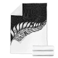 silver fern kiwi personal signature sherpa 3d printed sherpa blanket on bed home textiles dreamlike home accessories