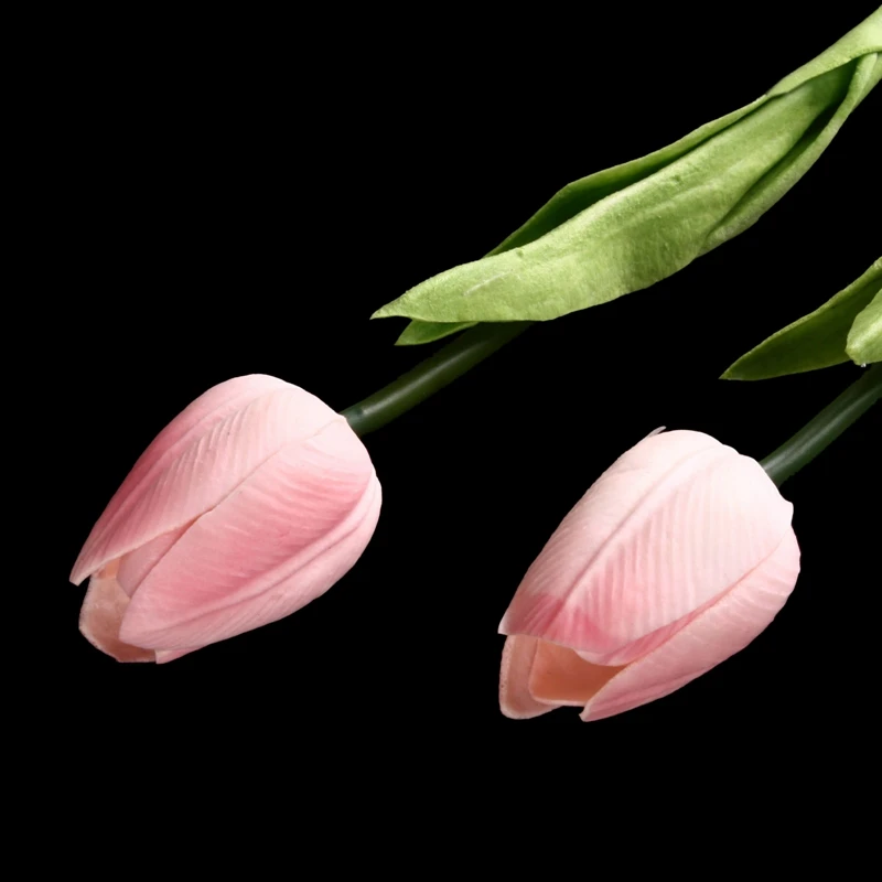 

10pcs Tulip Flower Latex Real Touch for Wedding Bouquet Decor Best Quality Flowers (pink tulip)