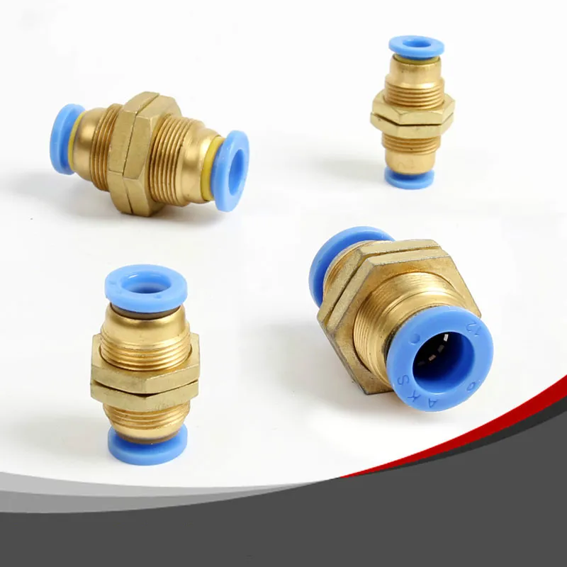 Трахеальная быстрая вставка соединительная вагонка PM4 / PM6 PM8/PM10 прямой