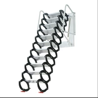 household tool set outdoor wall hanging retractable staircase manual folding ladder portable telescopic stair 2 5 3m