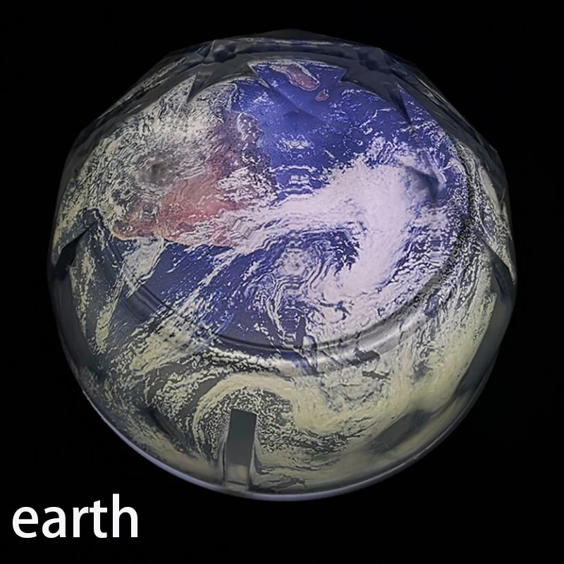 earth Звездного неба и проэктор звездного неба Луны светодиодный ночной Светильник Космос Вселенная питомник светильник Детские Украшения в спальню для детей Рождественский подарок - Испускаемый цвет: earth