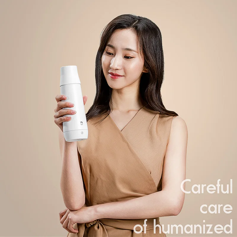 

Ji Mi Warm Cup Portable Electric Hot Water Mug Vacuum Mug Mini Folding Small Dormitory Traveling Electric Kettle