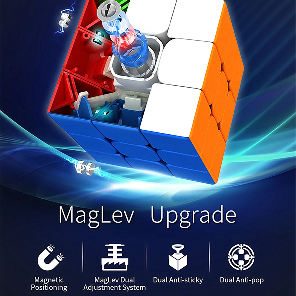 Магнитный магический куб Moyu maglevrs3m 2021 3x3x3 RS3 M скоростной 3x3 2020 обновленная версия