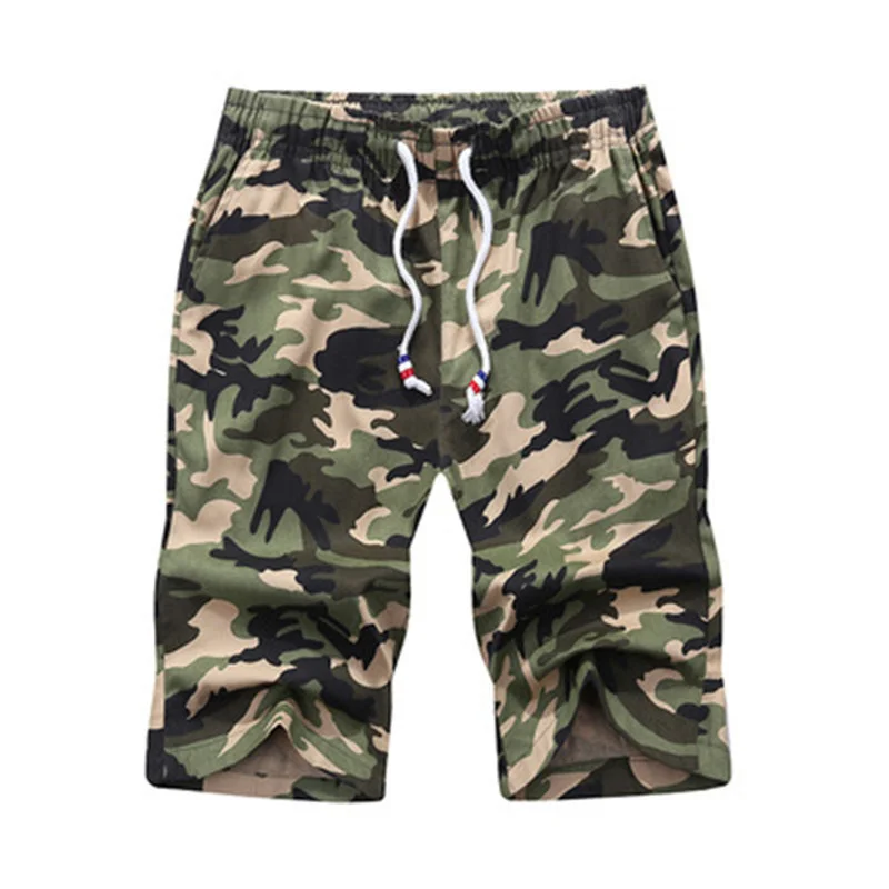 

2021 New Europe and America shorts for men casual camouflage five minutes summer pants gr