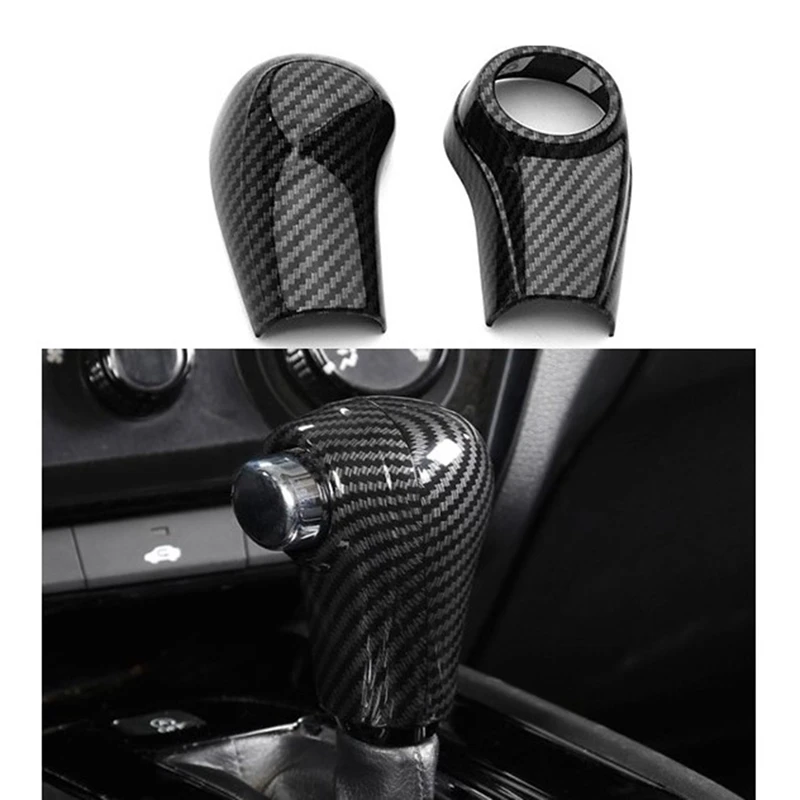 

for Honda HRV HR-V Vezel 2014 to 2018 2019 2020 ABS Carbon Fiber Gear Shift Knob Cover