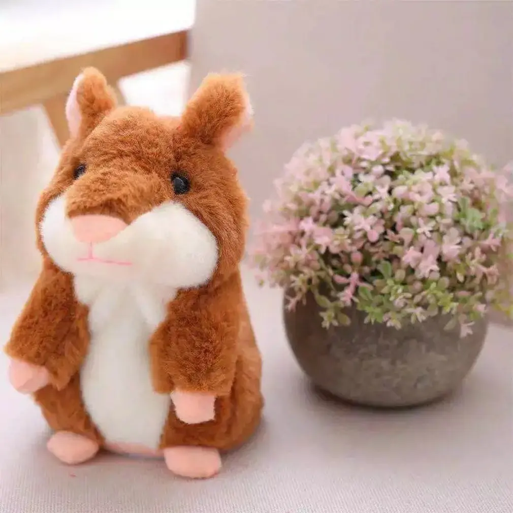 

Recording Hamster Talking Electric Recording Hamster Pet Plush Toys Walking Hamster Electric Toys Animal Toys Children Gift