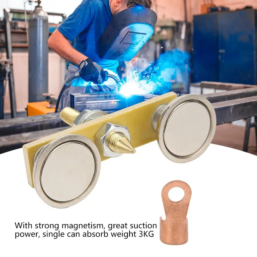 Высококачественный сварочный Магнитный головной станок Заземляющий зажим с