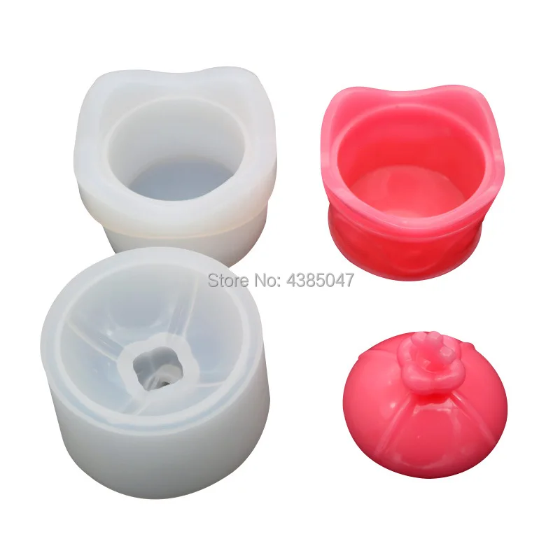 Коробка для хранения украшений в виде тыквы формы рукоделия из смолы эпоксидной