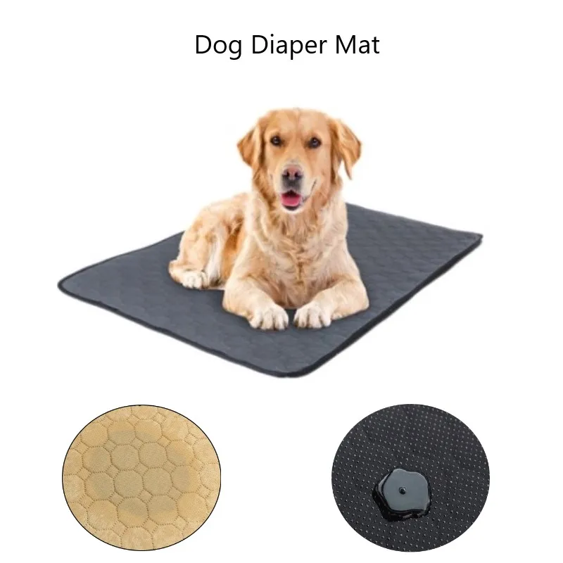 

Dog Diaper Mat Waterproof Pet Pee Pad Reusable Puppy Training Pad Dog Bed Strong Urine Absorbent Puppy Diapers Dogs Accessories