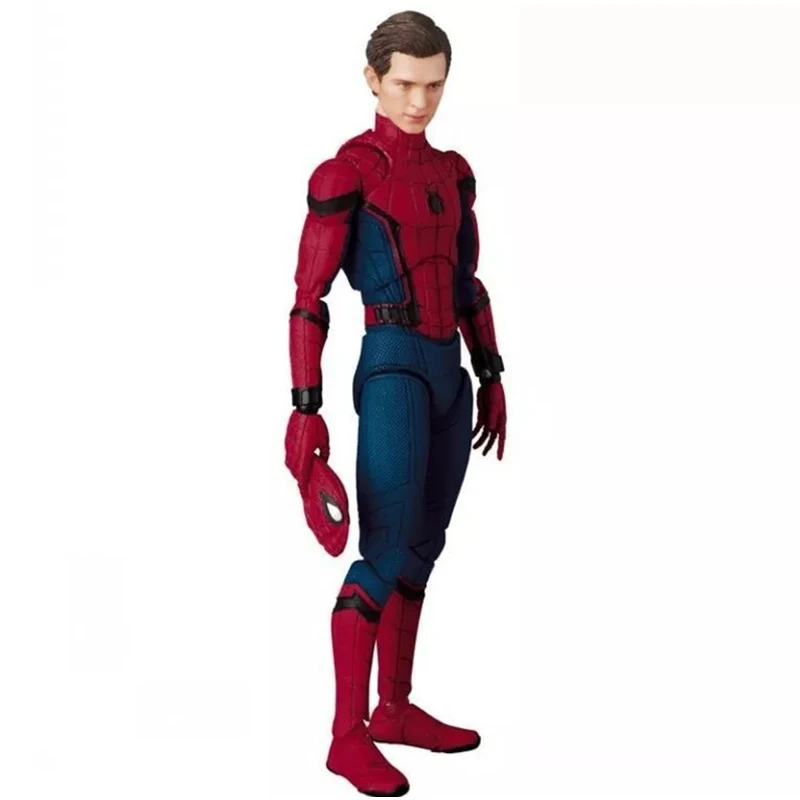 Экшн-Фигурка Человека-паука Mafex 044 Игрушка Tom Holland статуя человека-паука модель