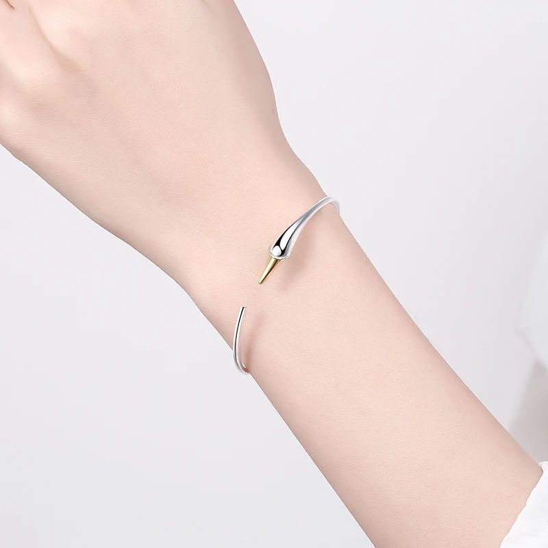 Literary Style Cuff Bracelets Graceful Swan Simple Thin Female Bracelet INS Hand Accessories Gift For Women's Trendy Jewelry