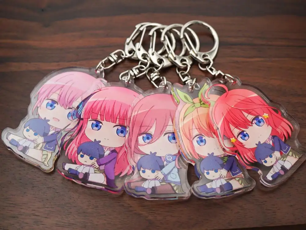 Квинтуплет из фильма аниме Nakano Ichika Nino Miku Yotsuba Itsuki акриловый брелок|Брелоки| |