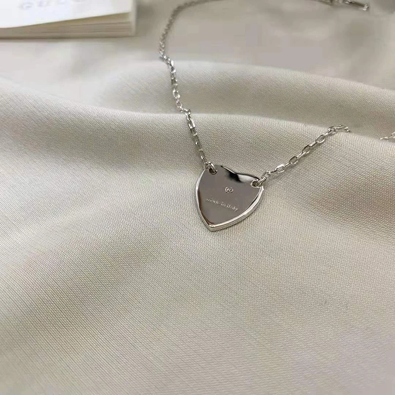 

Classic Minimalist Fashion S925 Sterling Silver Heart Pendant Necklace Original High Quality Exquisite Jewelry Gifts for Women