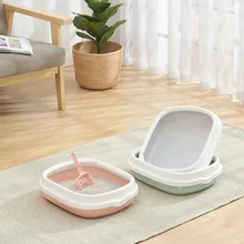 Hot Sale Cat excrement Basin Best Selling Pet Cat Semi Closed Detachable Splash Proof Cat Excrement Basin Cat Litter Shove