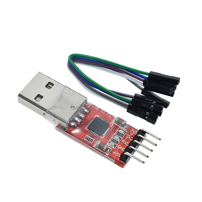 CP2102 cable CP2102 USB 2,0 UART TTL 5PIN Соединительный модуль последовательный преобразователь STC заменить FT232 CH340 PL2303 - Цвет: CP2102 cable