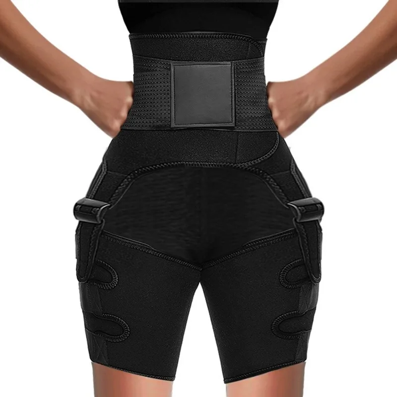 

New Gym Fitness Belt Women Plus Size Leg And Waist Trainer High-Waisted Bodybuilding Abdomen Sweat Waist Trimmer Slim Shaper