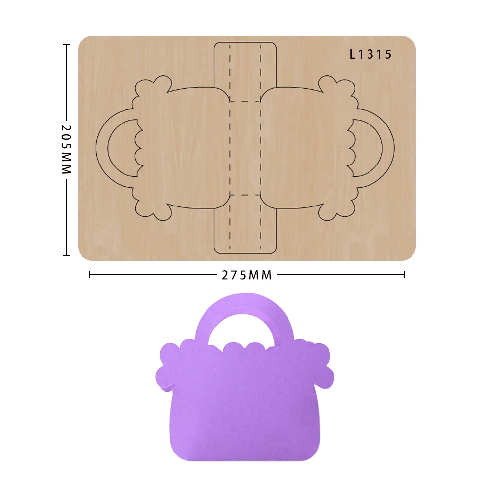 Деревянные штампы для резки деревянные украшения Рождественского подарка