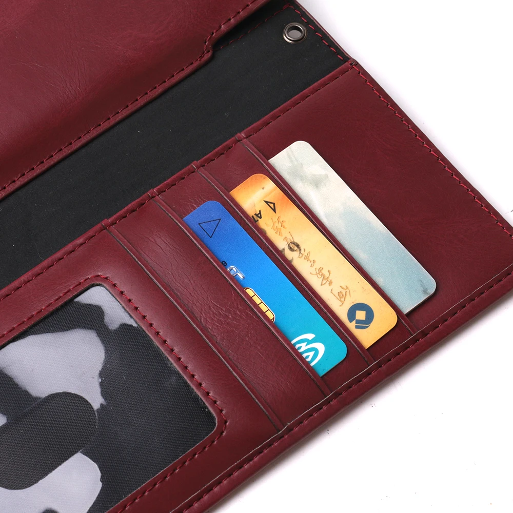 

Pu Leather Smart Phone Wallet , Ikase stroe Multi-Function Card Cover 6.5 inch 5.5 inch Mobile phone bag for All Mobile phone