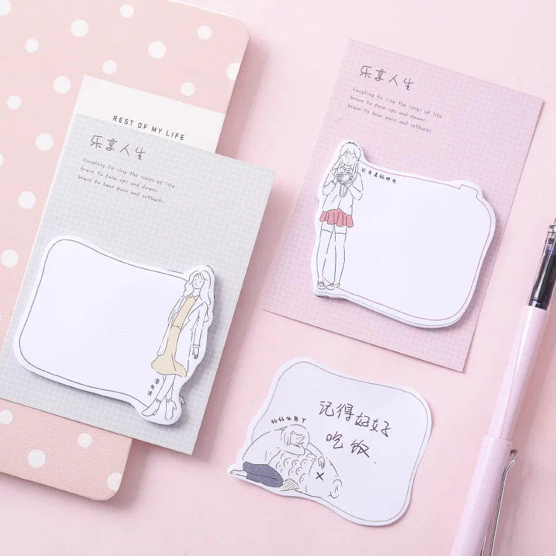 Заметки Post it креативные милые девичьи Сердечные ноты ins фруктовые солевые diy