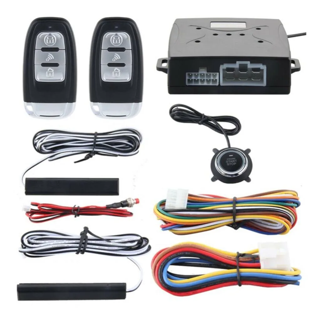 

12V Car Passive Keyless Entry Push Button Remote Engine Start High-quality Wiring Harness