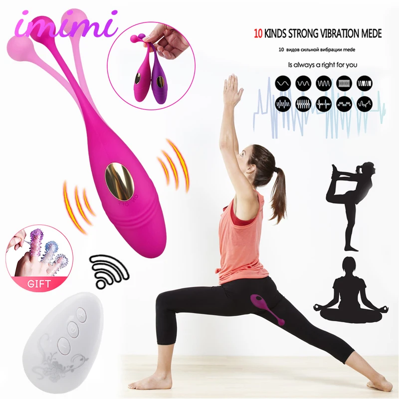 Беспроводной Вибратор с дистанционным управлением вагинальный шарик Стимулятор