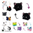 Хит продаж, забавный плюшевый Плюшевый единорог, двусторонняя флип-кукла, милые игрушки для Pulpos