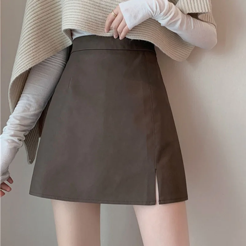 Чехол бумажник из искусственной кожи с мини юбки со складками женские Разделение