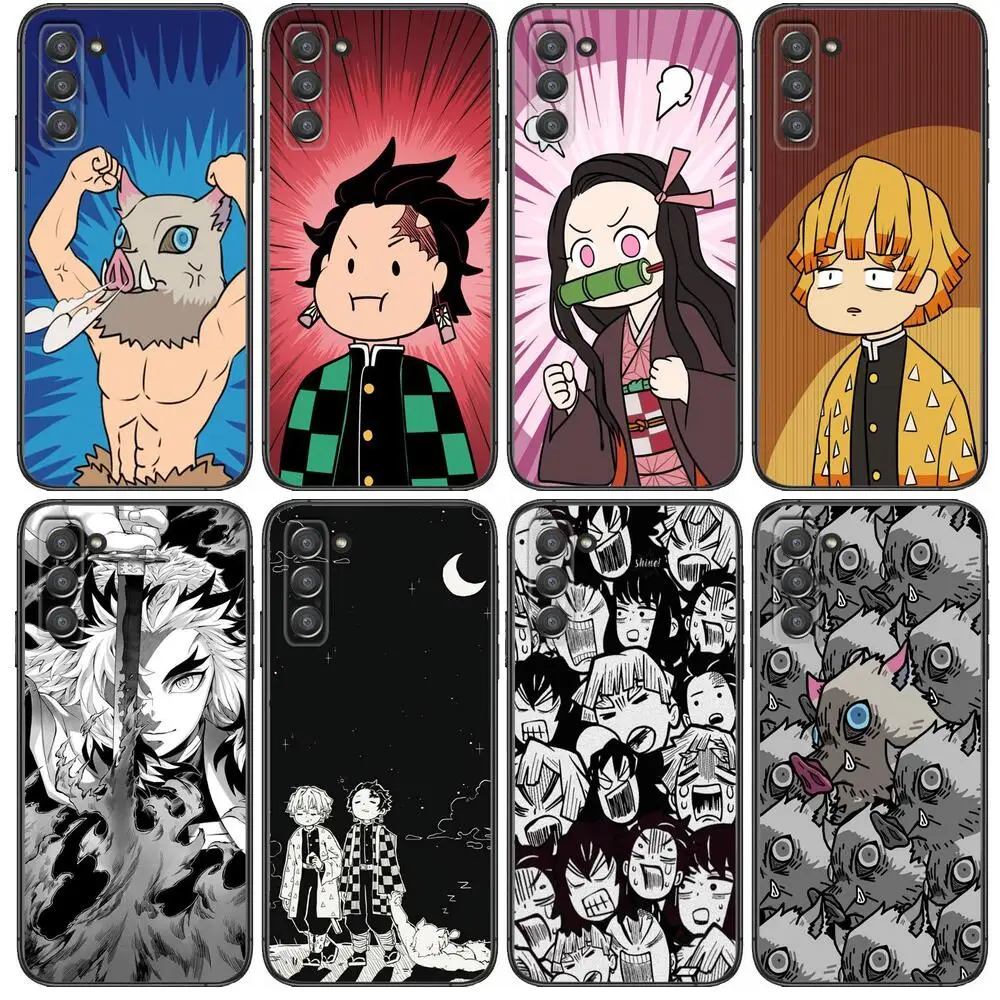 

Demon Slayer Phone cover hull For SamSung Galaxy s6 s7 S8 S9 S10E S20 S21 S5 S30 Plus S20 fe 5G Lite Ultra Edge