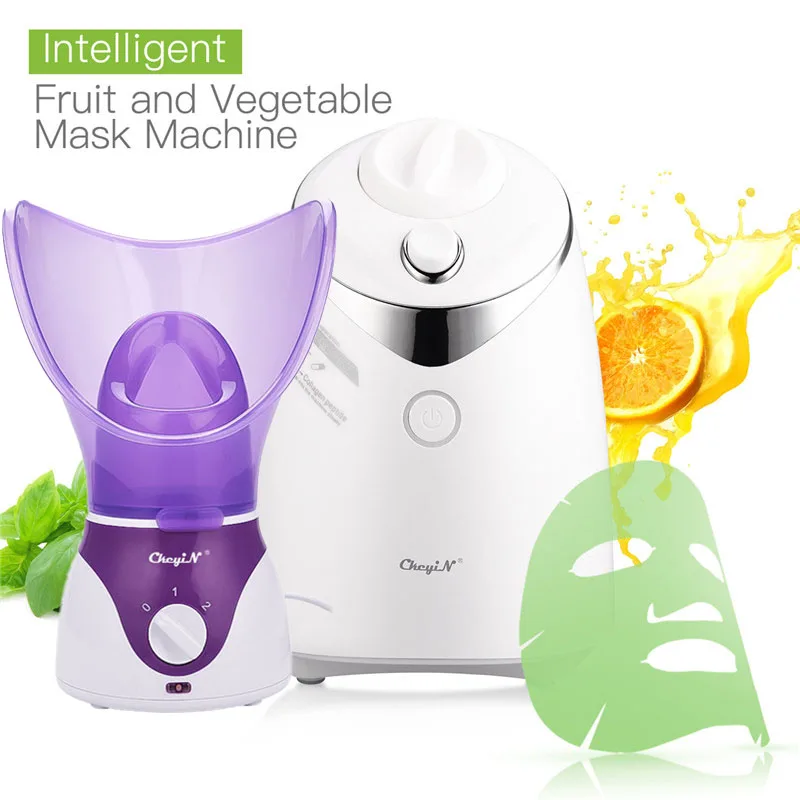 CkeyiN DIY Face Mask Maker Electric Automatic Fruit Vegetable Mask Machine Facial Sprayer Skin Moisturizing Beauty Skin Tools