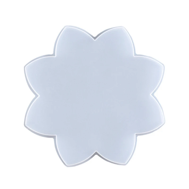 

Crystal Epoxy Resin Mold Lotus Coaster Tray Cup Mat Silicone Mould DIY Crafts Ornaments Decorations Making Tool