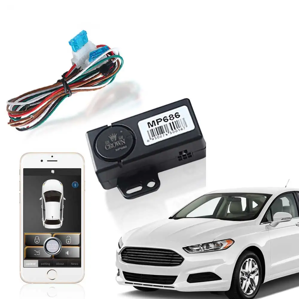 

Auto APP Automatic Trunk Opening Keyless Entry Central Locking/Unlock Remote Control Easy To Install Car Alarm System
